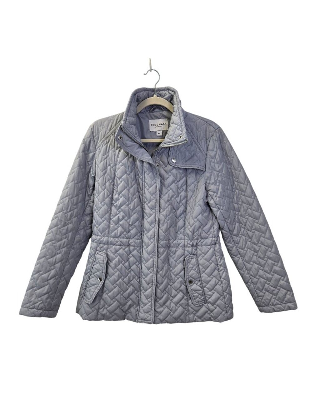 Cole Haan Signature Baby Blue Quilted Jacket Size Medium